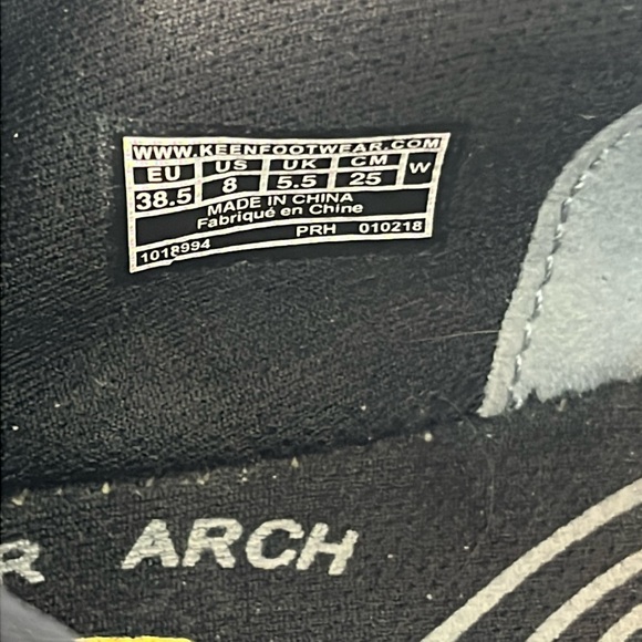 KEEN Women's Hush Knit Sneakers Lace Black Gray Shoes Women Size 8 - Picture 11 of 11